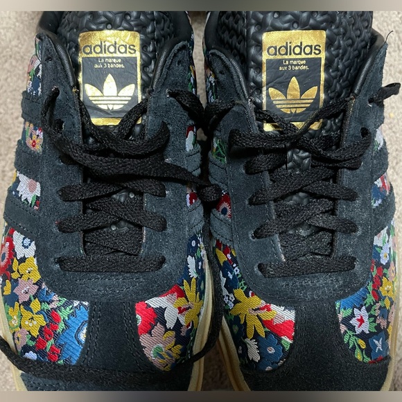 Adidas Gazelle Bold Liberty London Floral Embroidery Women's Sneakers, size 7 - Picture 6 of 9
